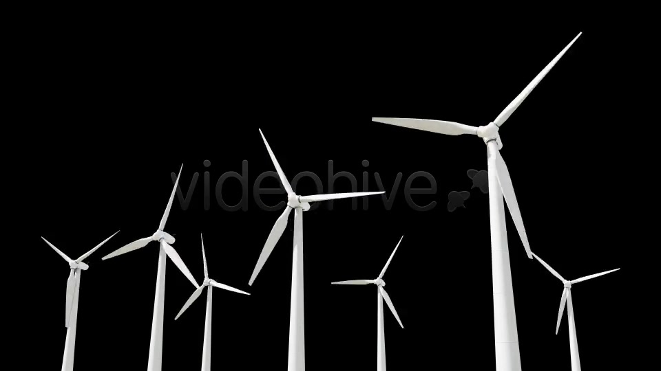 Windmills With Blue Sky Videohive 8176291 Motion Graphics Image 5