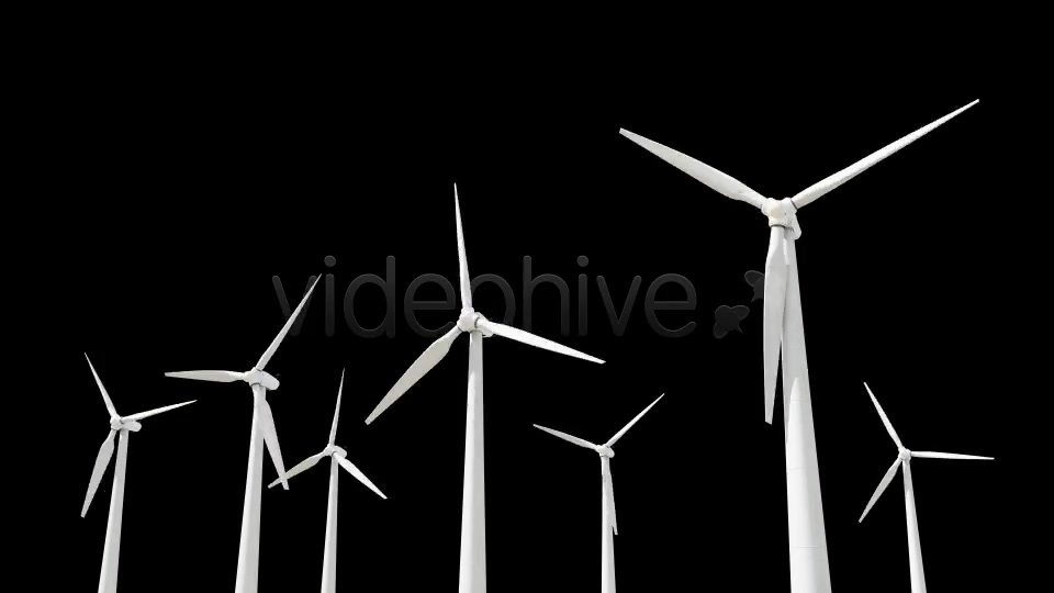 Windmills With Blue Sky Videohive 8176291 Motion Graphics Image 6