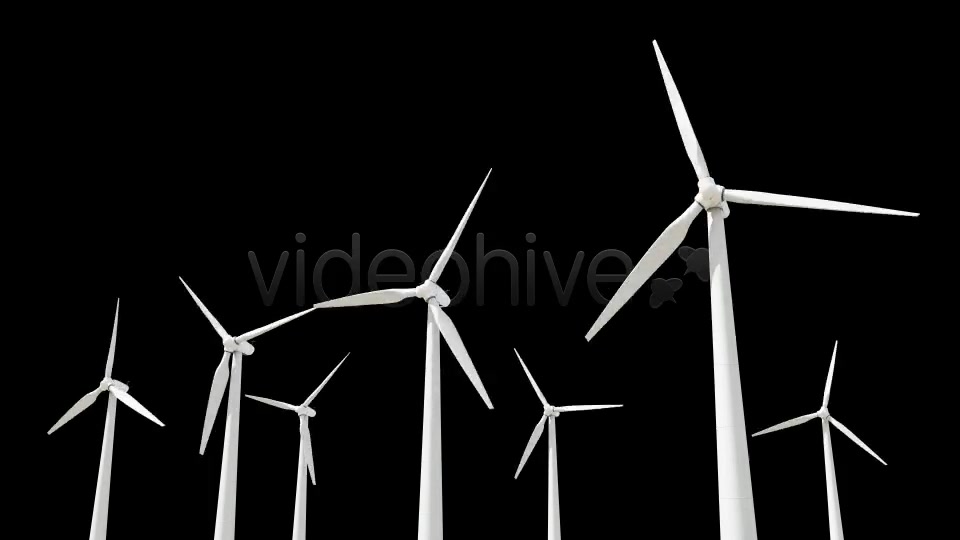 Windmills With Blue Sky Videohive 8176291 Motion Graphics Image 8