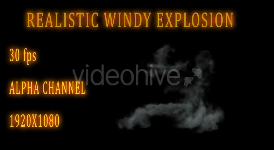 Windy Explosion Videohive 15583104 Motion Graphics Image 4