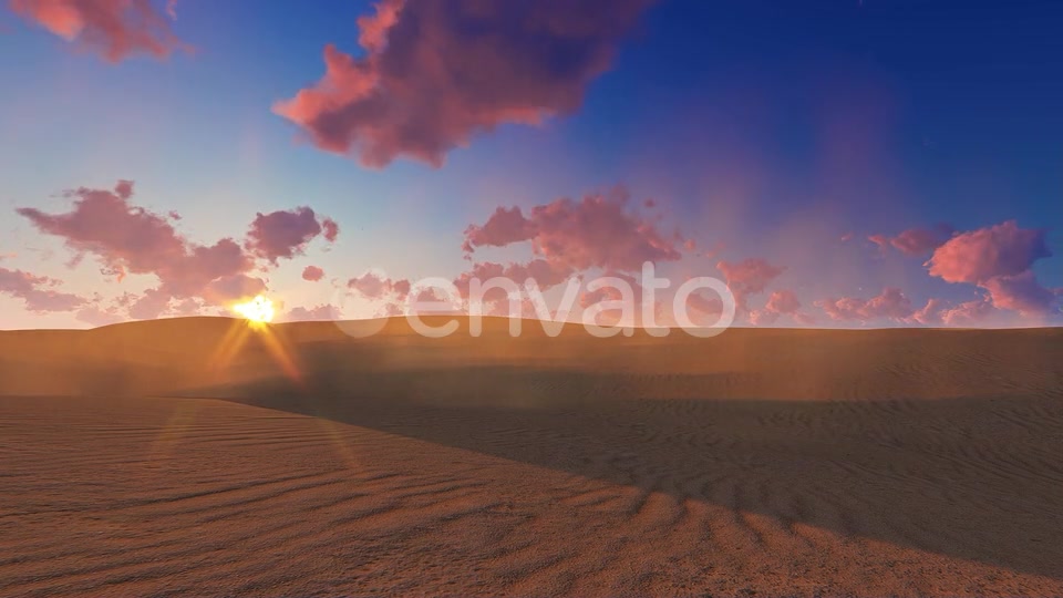 Windy Sunset Desert Videohive 24168171 Motion Graphics Image 4