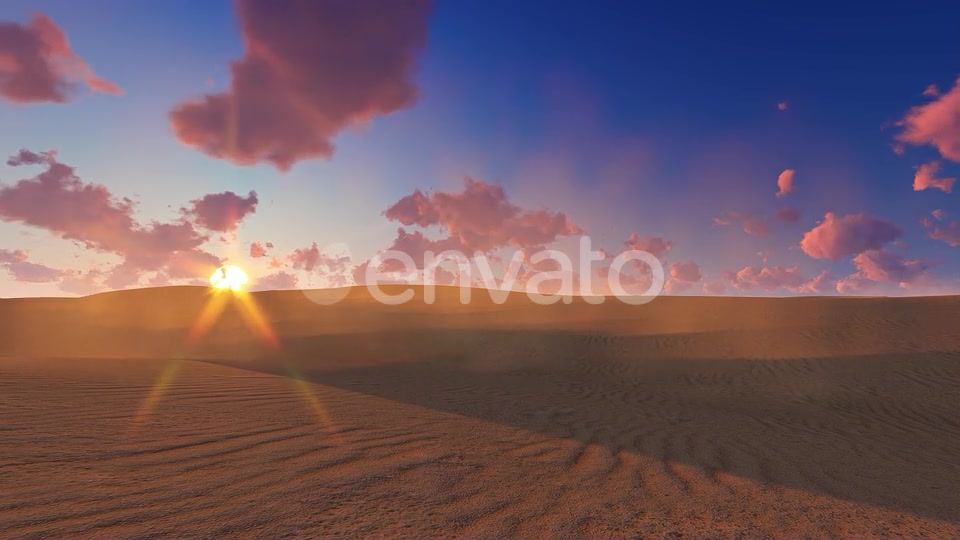 Windy Sunset Desert Videohive 24168171 Motion Graphics Image 6
