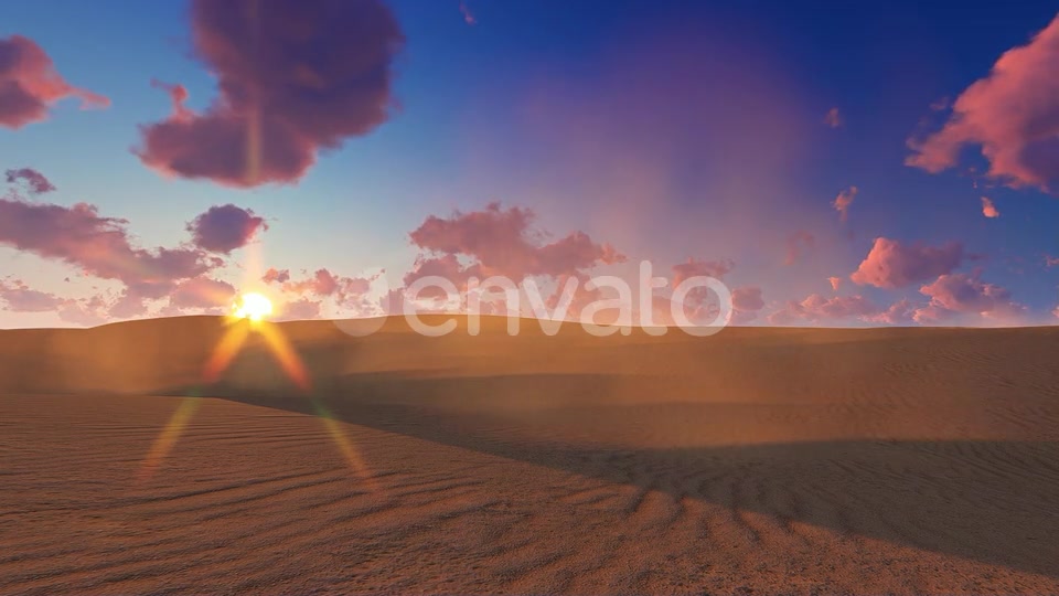 Windy Sunset Desert Videohive 24168171 Motion Graphics Image 7