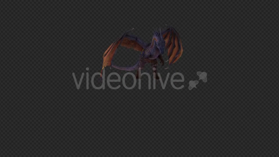 Wing Dragon Take Off And Land And Idle Pack 6 In 1 Videohive 19849964 Motion Graphics Image 7