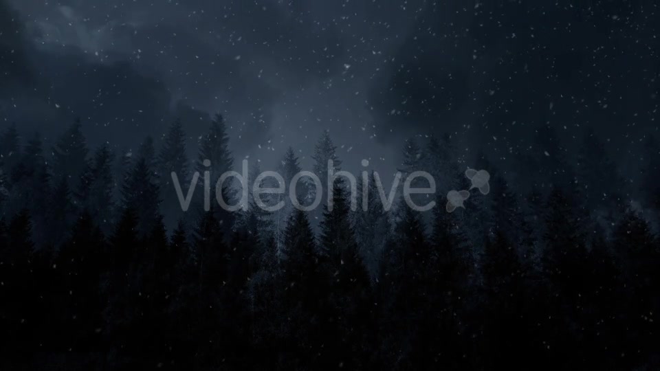 Winter Night Backgrounds Videohive 21011153 Motion Graphics Image 5