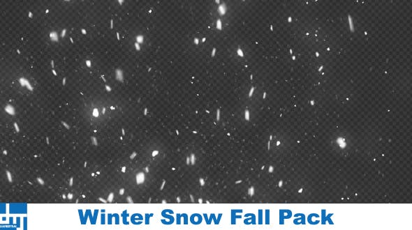 Winter Snow Fall Pack v2 - 19264329 Download Videohive