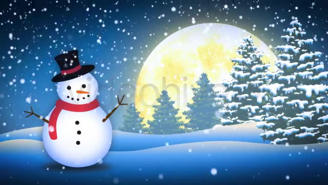 Winter Snow Man Videohive 6277679 Motion Graphics Image 9