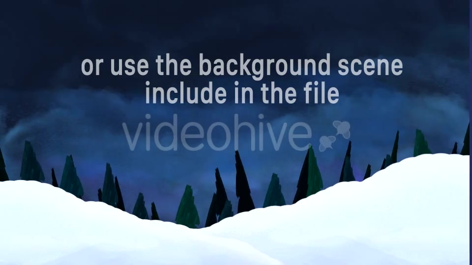 Winter Snow Particles and Aurora Borealis Lights Videohive 13633162 Motion Graphics Image 6