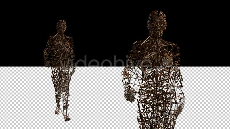 Wired Art Mannequin Videohive 20961876 Motion Graphics Image 3