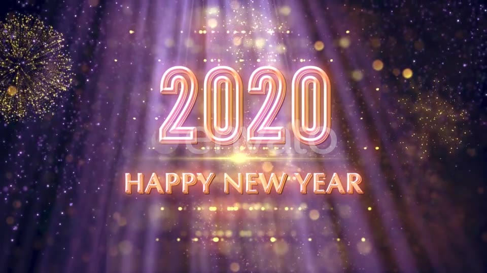 Wish You Happy New Year 2020 V2 Videohive 23048388 Motion Graphics Image 11