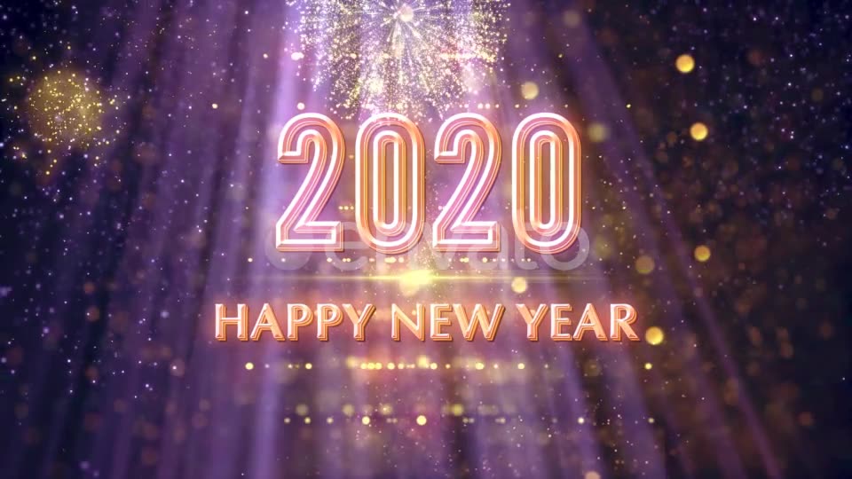 Wish You Happy New Year 2020 V2 Videohive 23048388 Motion Graphics Image 12