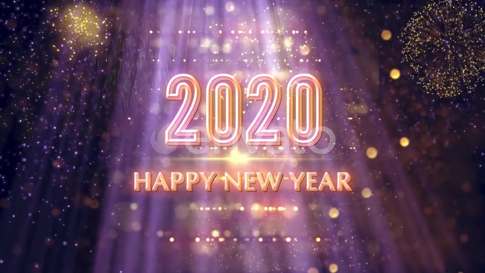 Wish You Happy New Year 2020 V2 Videohive 23048388 Motion Graphics Image 9