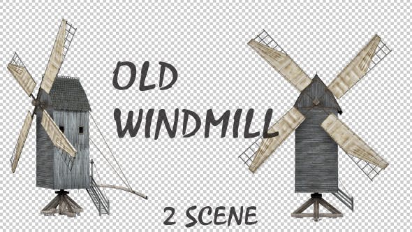 Wood Windmill - Download Videohive 18424709