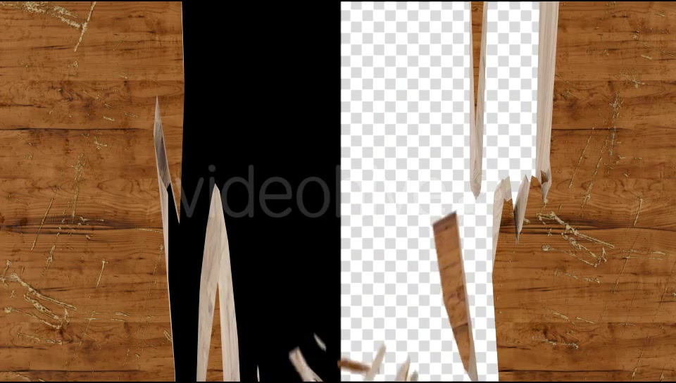 Wooden Wall Smash Videohive 19556502 Motion Graphics Image 3