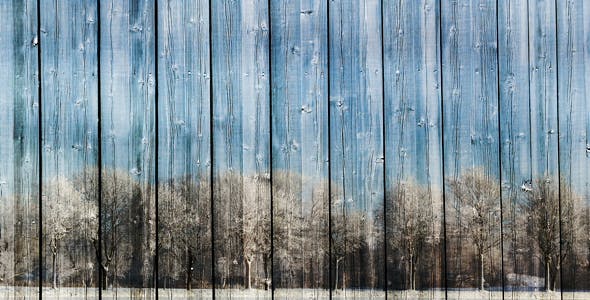 Wooden Winter Background - 18327396 Videohive Download