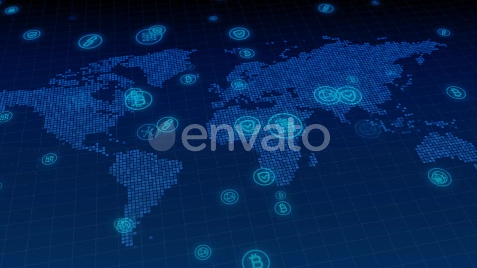 World Blockchain Data Videohive 21779636 Motion Graphics Image 7