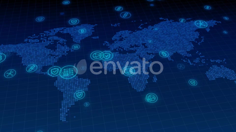 World Blockchain Data Videohive 21779636 Motion Graphics Image 8