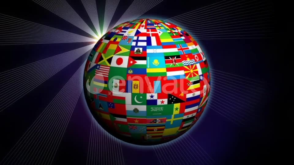 World Globe Flags Videohive 22300323 Motion Graphics Image 6