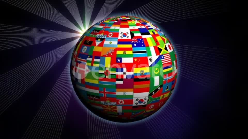 World Globe Flags Videohive 22300323 Motion Graphics Image 8