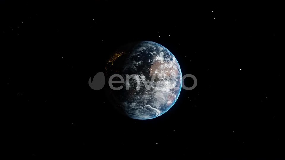 World Globe Rotating in Dark Black Universe Space Videohive 24184112 Motion Graphics Image 4
