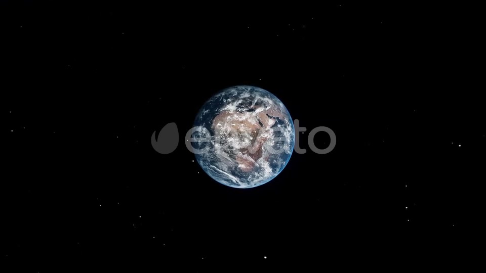 World Globe Rotating in Dark Black Universe Space Videohive 24184112 Motion Graphics Image 6