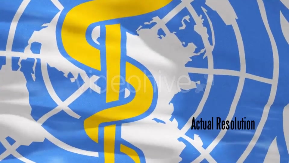 World Health Organization(WHO) Flag 4K Videohive 16589051 Motion Graphics Image 10