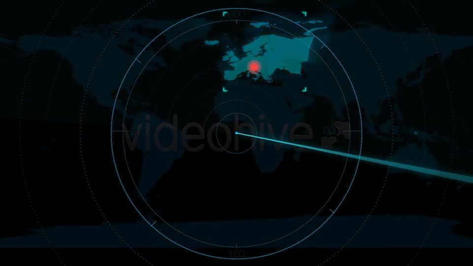 World Map Continent Scanner Videohive 6432852 Motion Graphics Image 6