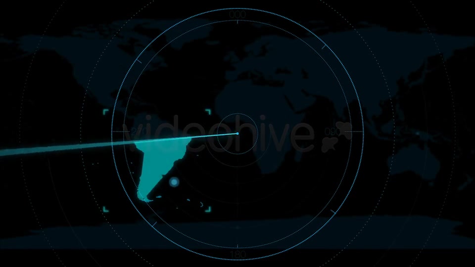World Map Continent Scanner Videohive 6432852 Motion Graphics Image 8