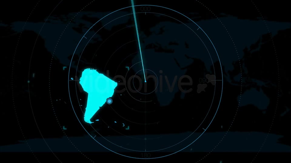 World Map Continent Scanner Videohive 6432852 Motion Graphics Image 9