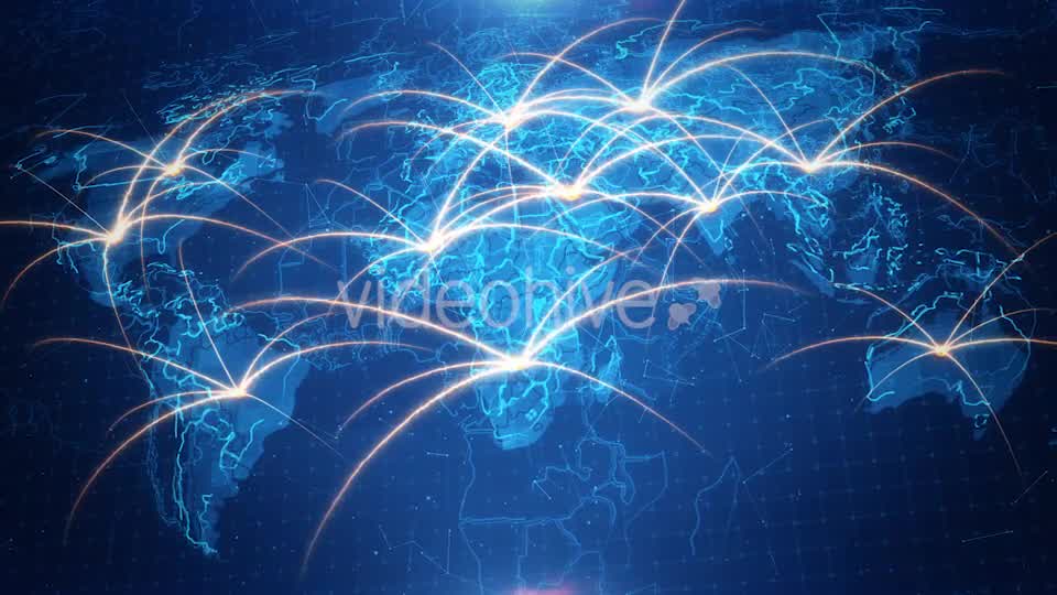 World Map on The Animated Background Videohive 18154547 Motion Graphics Image 8