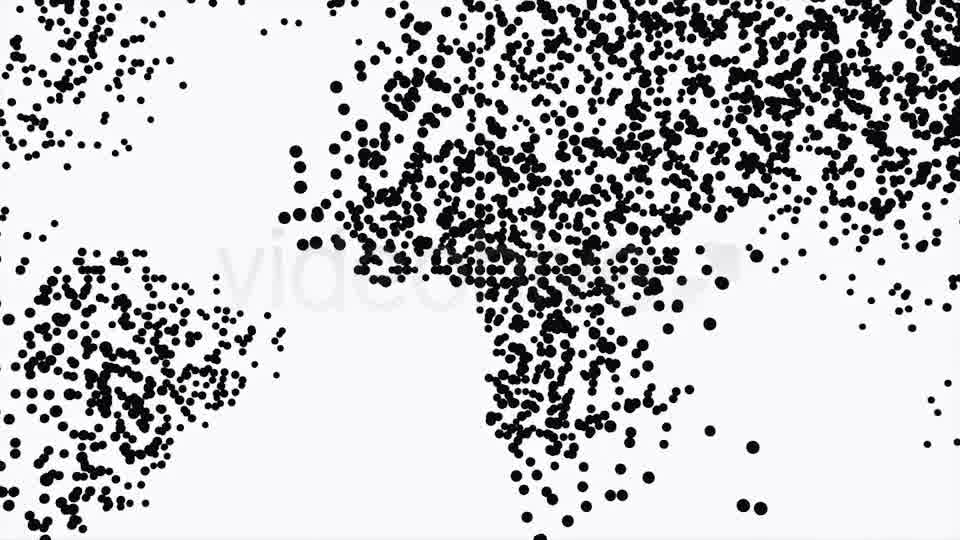 World Map Particle Formation Black & White Videohive 7895846 Motion Graphics Image 11