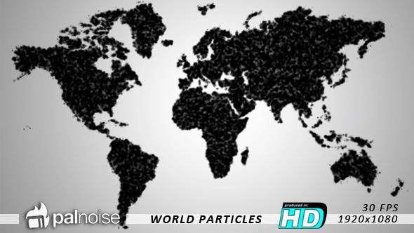 World Map Particles - Download Videohive 8520512
