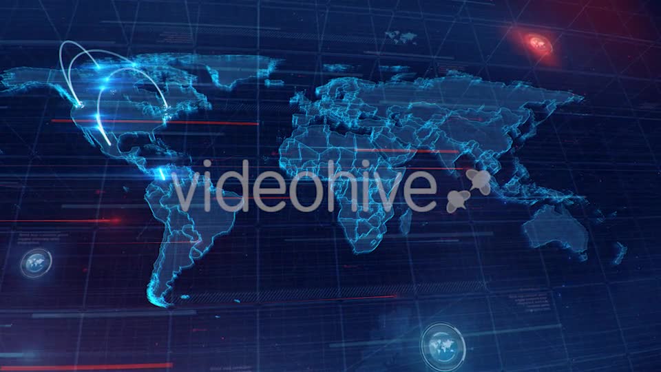 World Map Videohive 16750584 Motion Graphics Image 1