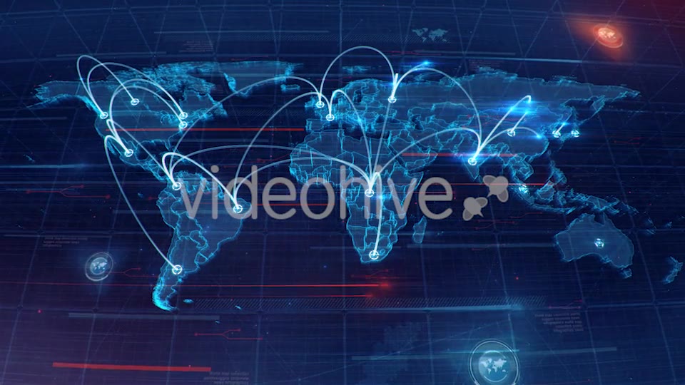 World Map Videohive 16750584 Motion Graphics Image 2