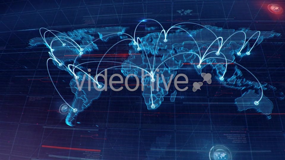 World Map Videohive 16750584 Motion Graphics Image 3