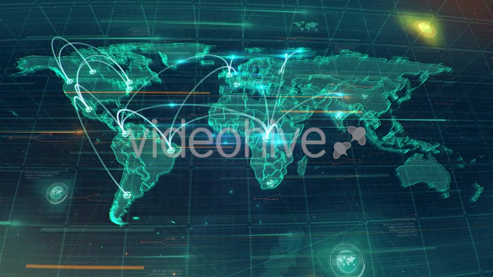 World Map Videohive 16750584 Motion Graphics Image 5