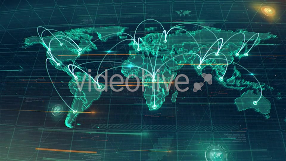 World Map Videohive 16750584 Motion Graphics Image 6