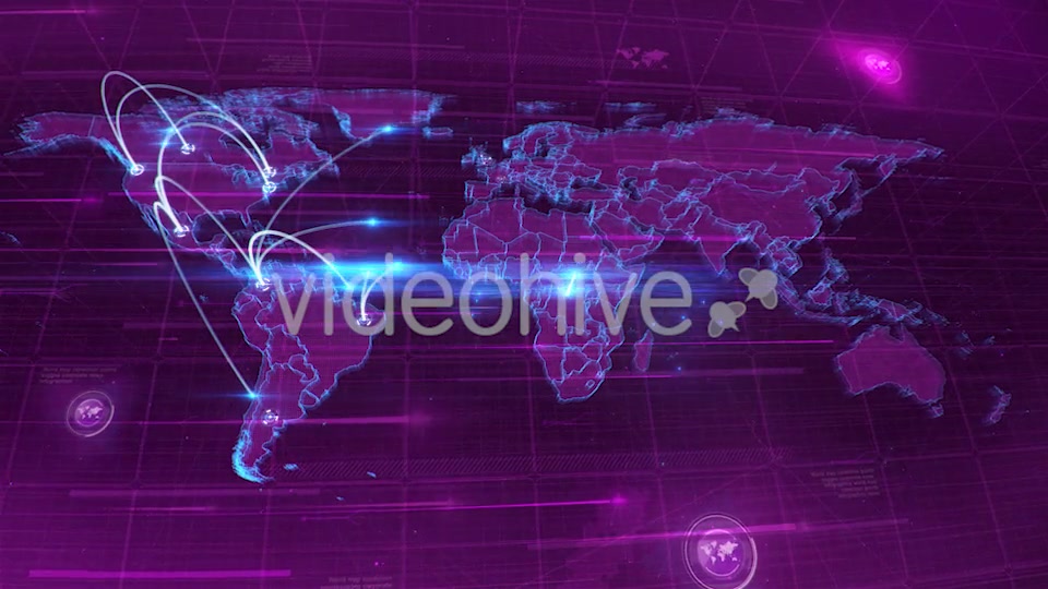 World Map Videohive 16750584 Motion Graphics Image 8