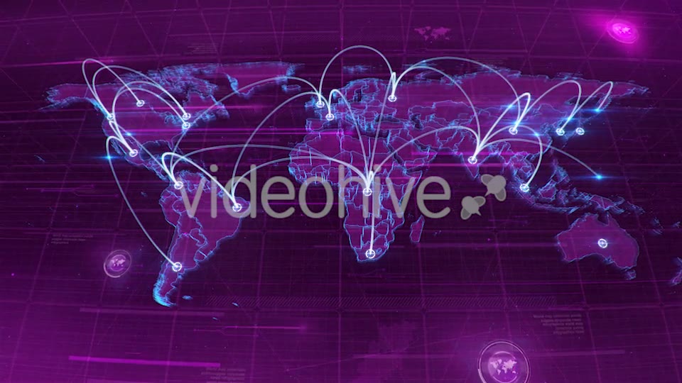 World Map Videohive 16750584 Motion Graphics Image 9
