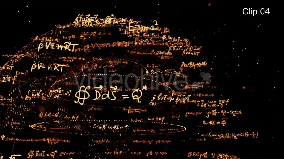 World Mathematical Formulas Pack 4 Videohive 20927641 Motion Graphics Image 10