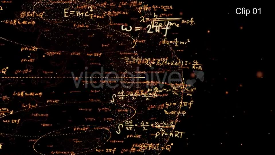 World Mathematical Formulas Pack 4 Videohive 20927641 Motion Graphics Image 3