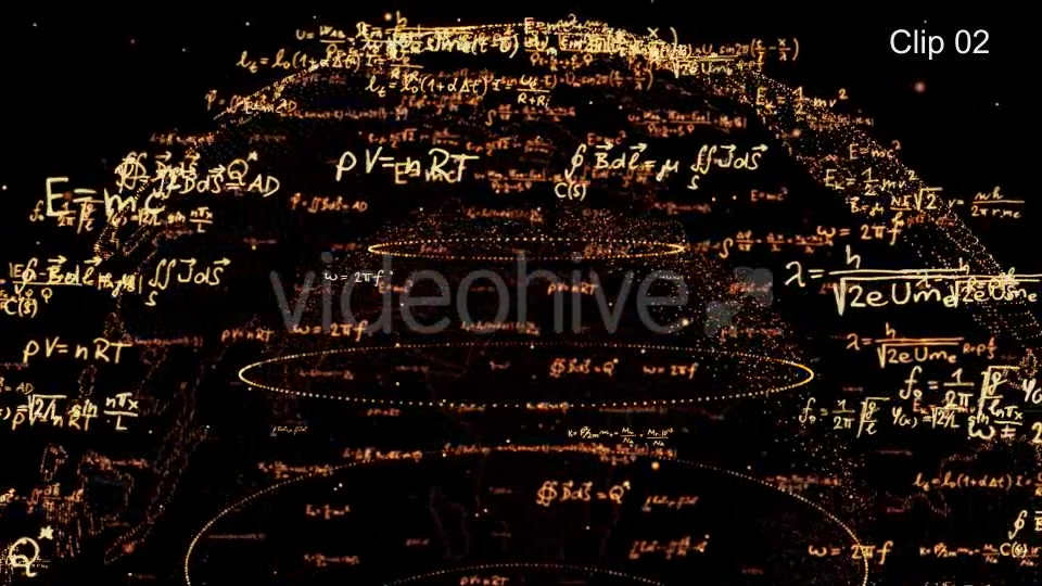 World Mathematical Formulas Pack 4 Videohive 20927641 Motion Graphics Image 5