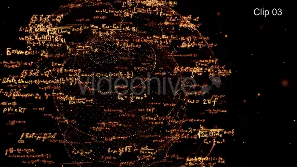 World Mathematical Formulas Pack 4 Videohive 20927641 Motion Graphics Image 8