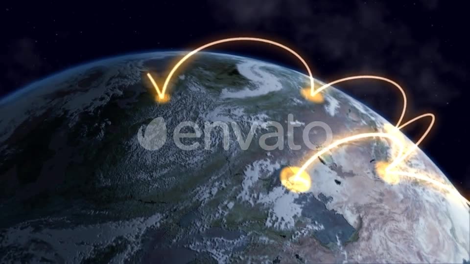 World Network Connections Videohive 22280928 Motion Graphics Image 2