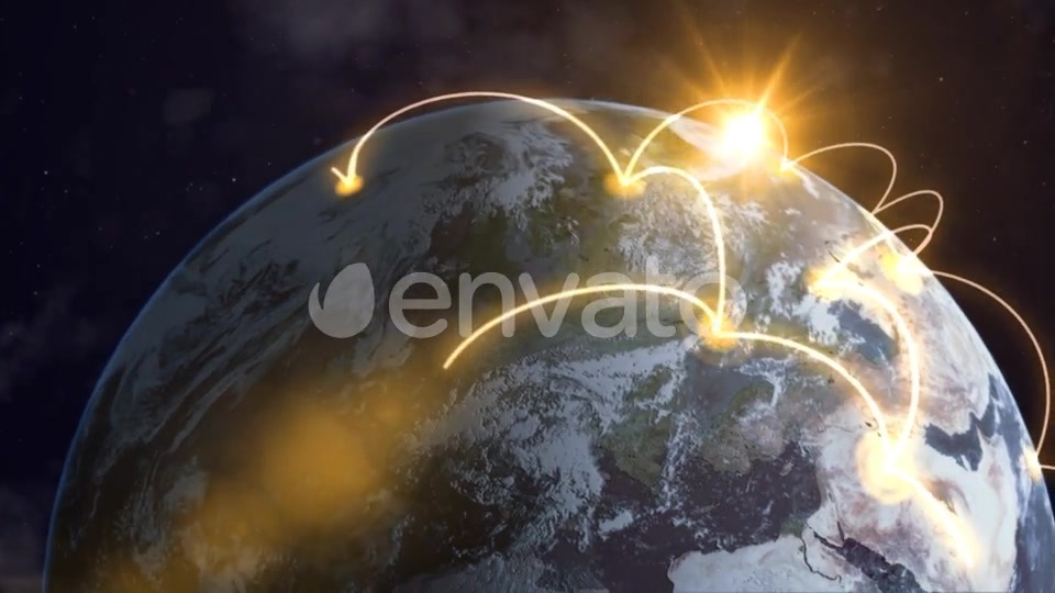 World Network Connections Videohive 22280928 Motion Graphics Image 3