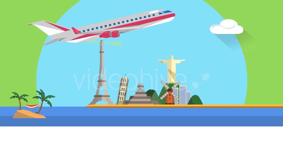 World Travel Flat Design Videohive 20214897 Motion Graphics Image 6
