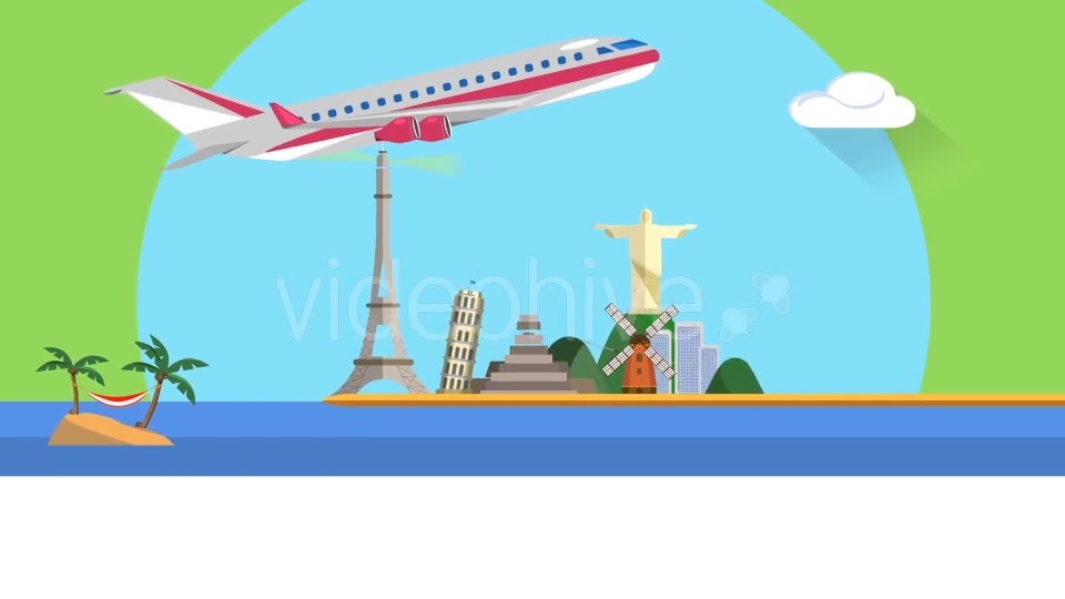 World Travel Flat Design Videohive 20213294 Motion Graphics Image 6