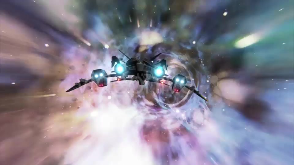 Wormhole Spaceship 1 Videohive 12644562 Motion Graphics Image 7