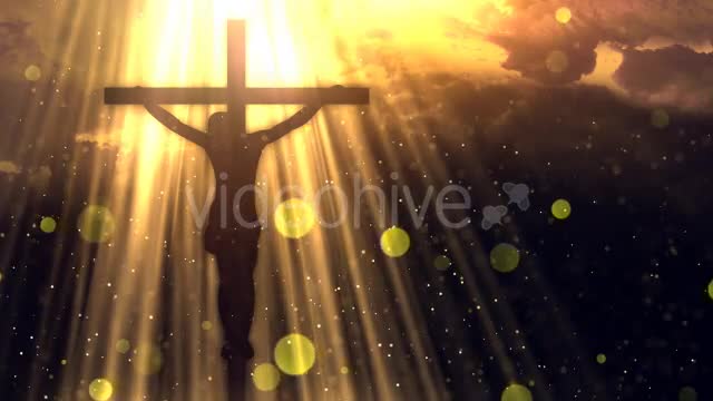 Worship Background Christ on Cross Videohive 19647269 Motion Graphics Image 1