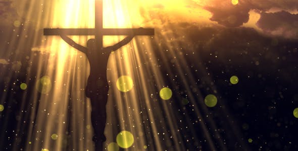 Worship Background Christ on Cross - 19647269 Videohive Download